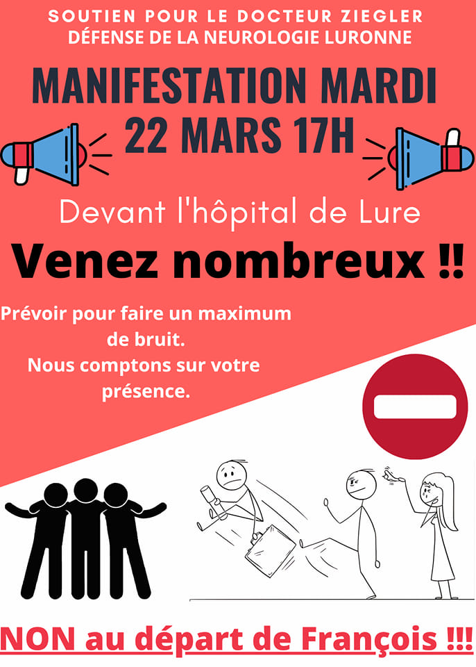Manifestation de soutien au Dr. Ziegler