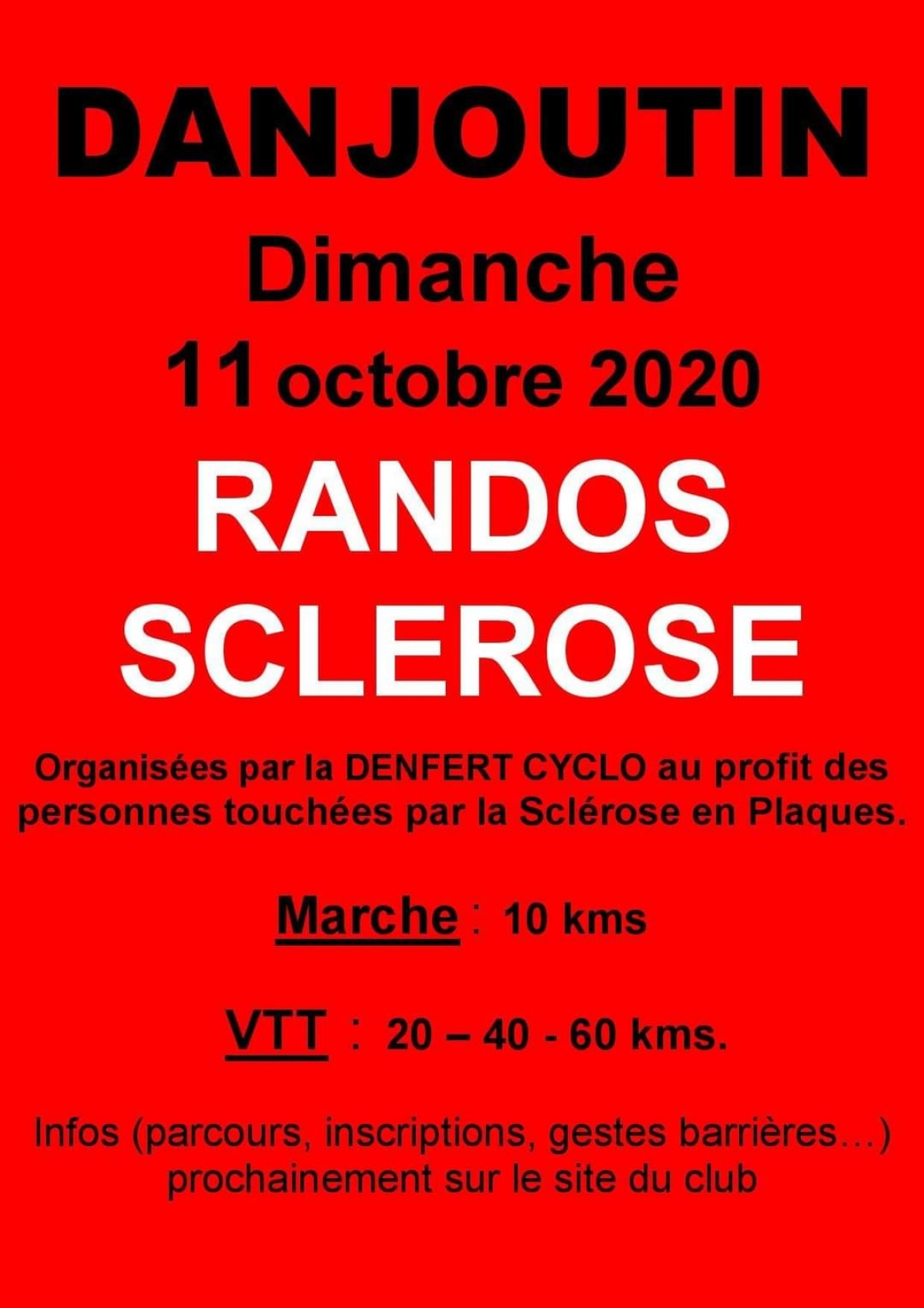 Randos Sclérose 2020 à Danjoutin